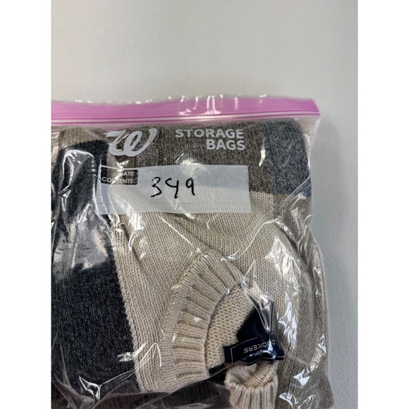 Dockers Men's Crew Neck Knit Patchwork Sweater‎ Neutral Colors M/M Medium - Picture 9 of 9